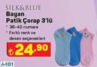 SİLK&BLUE PATİK ÇORAP